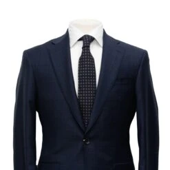Midnight Blue Check Century Classic Fit Suit - Jack Victor 8 Midnight Blue Check Century Classic Fit Suit - Jack Victor -ETON Store JVC30709 1