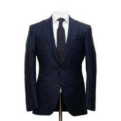 Midnight Blue Check Century Classic Fit Suit - Jack Victor