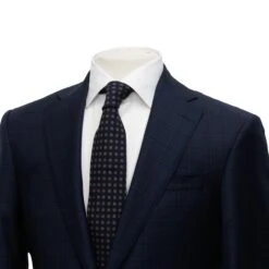 Midnight Blue Check Century Classic Fit Suit - Jack Victor 10 Midnight Blue Check Century Classic Fit Suit - Jack Victor -ETON Store JVC30709 3