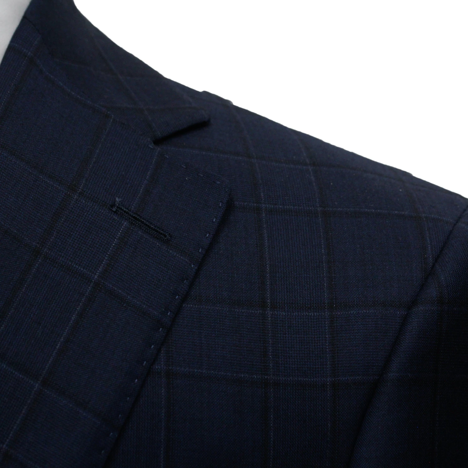 Midnight Blue Check Century Classic Fit Suit - Jack Victor 7 Midnight Blue Check Century Classic Fit Suit - Jack Victor - Image 5