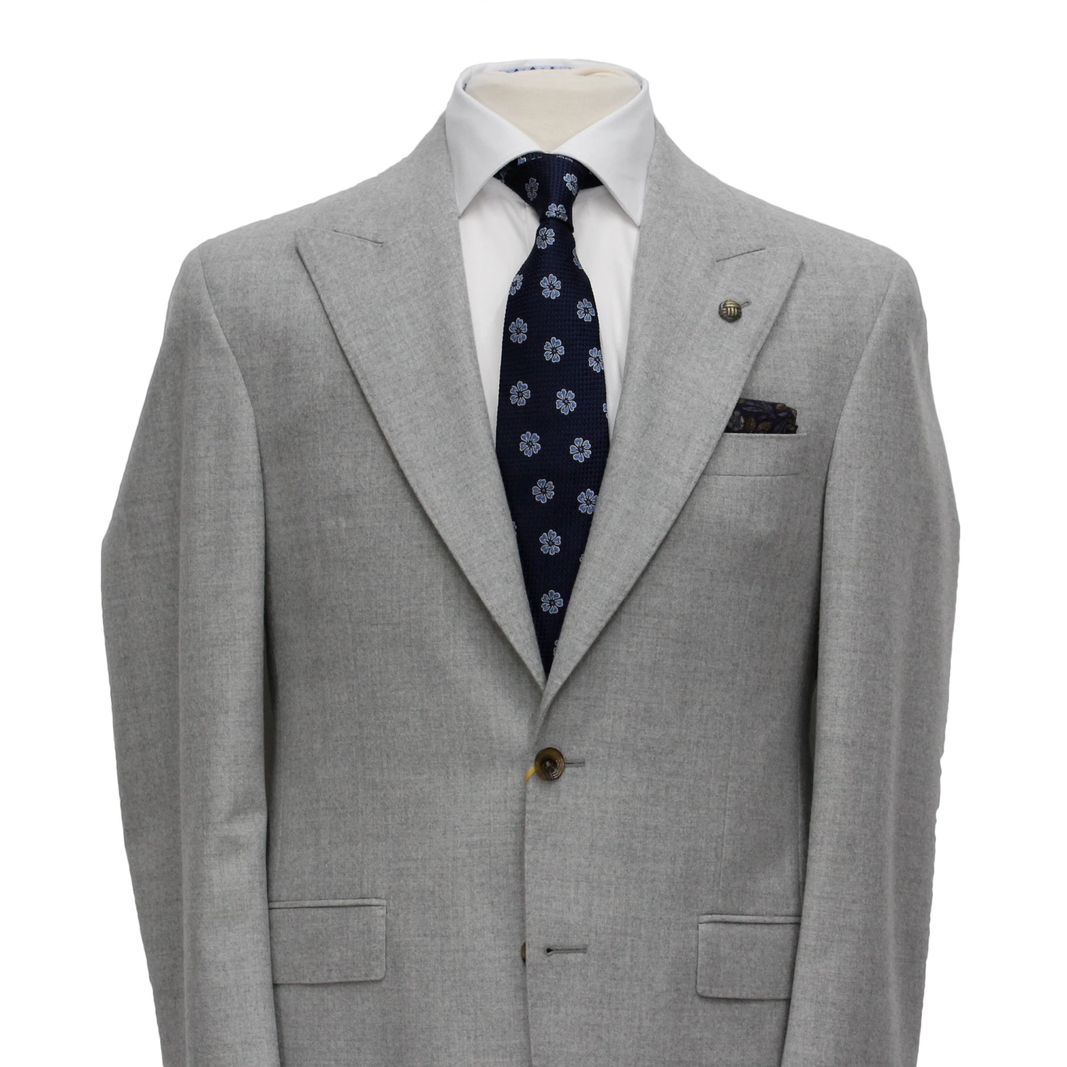 Neat Gray Morgan Contemporary Fit DRAGO Wool Suit - Jack Victor 5 Neat Gray Morgan Contemporary Fit DRAGO Wool Suit - Jack Victor - Image 3
