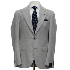 Neat Gray Morgan Contemporary Fit DRAGO Wool Suit - Jack Victor