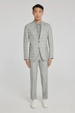 Light Grey Subtle Windowpane Check McAllen Contemporary Fit Suit - Jack Victor 10 Light Grey Subtle Windowpane Check McAllen Contemporary Fit Suit - Jack Victor -ETON Store JVC30808 LIGHT GREY 20702 1800x1800 f9afc514 7d35 42b5 9e53 4c1bea034365