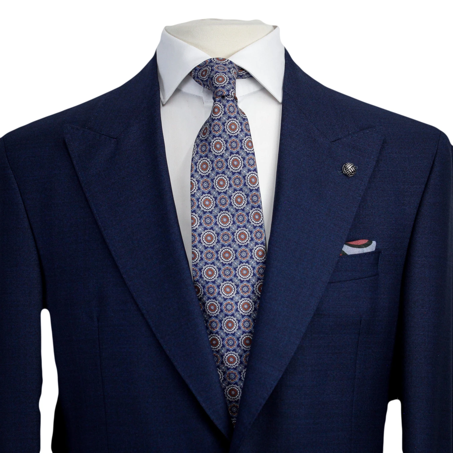 Dark Blue Morgan Contemporary Fit Suit - Jack Victor 5 Dark Blue Morgan Contemporary Fit Suit - Jack Victor - Image 3