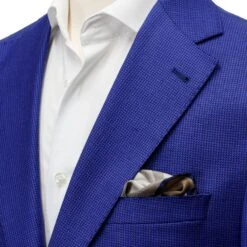 Royal Blue Birdseye Madison Contemporary Fit Sport Jacket - Jack Victor 1913 Collection 13 Royal Blue Birdseye Madison Contemporary Fit Sport Jacket - Jack Victor 1913 Collection -ETON Store Jack Victor Blue MODERN Fit Sport Jacket 2