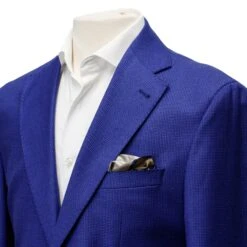 Royal Blue Birdseye Madison Contemporary Fit Sport Jacket - Jack Victor 1913 Collection 9 Royal Blue Birdseye Madison Contemporary Fit Sport Jacket - Jack Victor 1913 Collection -ETON Store Jack Victor Blue MODERN Fit Sport Jacket 3