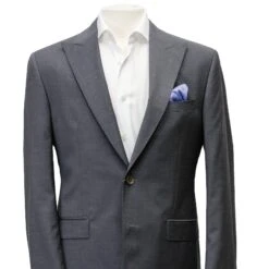 Neat Gray Engel Modern Fit Peak Lapel Wool Suit - Jack Victor 17 Neat Gray Engel Modern Fit Peak Lapel Wool Suit - Jack Victor -ETON Store Jack Victor Gray MODERN FIT SUIT PEAK LAPEL 2