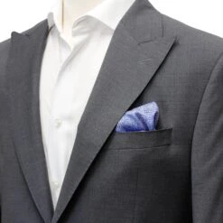 Neat Gray Engel Modern Fit Peak Lapel Wool Suit - Jack Victor 16 Neat Gray Engel Modern Fit Peak Lapel Wool Suit - Jack Victor -ETON Store Jack Victor Gray MODERN FIT SUIT PEAK LAPEL 7