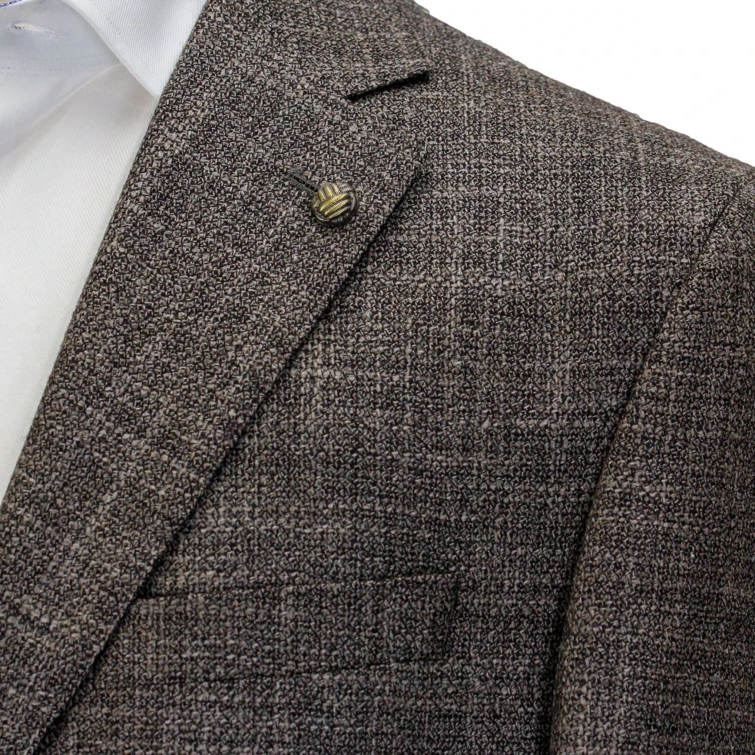 Brown Mélange Tweed Madison Contemporary Fit Wool Sport Coat Vitale Barberis - Jack Victor 1913 6 Brown Mélange Tweed Madison Contemporary Fit Wool Sport Coat Vitale Barberis - Jack Victor 1913 - Image 4