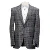 Gray With Brown Prince Of Wales Check Century Classic Fit Sport Coat - Jack Victor 1 Gray With Brown Prince Of Wales Check Century Classic Fit Sport Coat - Jack Victor -ETON Store Jack Victor SPORT Jacket 13