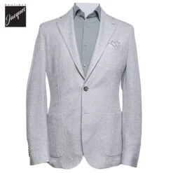 Ice Gray Linen-Cotton Jersey Unconstructed Sport Jacket - L.B.M 1911 12 Ice Gray Linen-Cotton Jersey Unconstructed Sport Jacket - L.B.M 1911 -ETON Store L.B.M55209 02 5