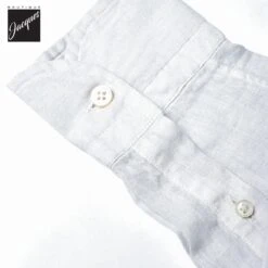 Ice Gray Linen Modern Fit Casual Shirt - SONRISA 7 Ice Gray Linen Modern Fit Casual Shirt - SONRISA -ETON Store L17 M256 02 17