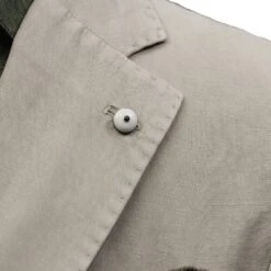 Light Beige Solid Lyocell-Linen-Cotton Unlined Sport Jacket - L.B.M 1911 26 Light Beige Solid Lyocell-Linen-Cotton Unlined Sport Jacket - L.B.M 1911 -ETON Store LBM 1911 45310 03 6