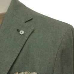 Green Wool-Cashmere Unconstructed Contemporary Fit Sport Jacket - L.B.M. 1911 17 Green Wool-Cashmere Unconstructed Contemporary Fit Sport Jacket - L.B.M. 1911 -ETON Store LBM 1911 45519 01 5
