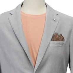 Gray Cotton Sport Coat - L.B.M 1911 -ETON Store LBM 1911 GRAY 20560 3