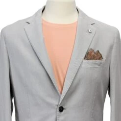 Gray Cotton Sport Coat - L.B.M 1911 -ETON Store LBM 1911 GRAY 20560 4