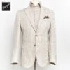 Oatmeal Houndstooth Linen Unconstructed Jacket - LBM 1911 1 Oatmeal Houndstooth Linen Unconstructed Jacket - LBM 1911 -ETON Store LBM 32030