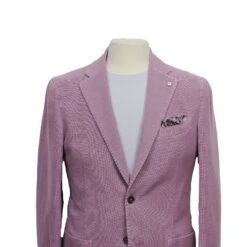 Lavender Garment-Washed Cotton-Ramie Unconstructed Sport Jacket - L.B.M. 1911 15 Lavender Garment-Washed Cotton-Ramie Unconstructed Sport Jacket - L.B.M. 1911 -ETON Store LBM 45317 02 2