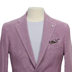Lavender Garment-Washed Cotton-Ramie Unconstructed Sport Jacket - L.B.M. 1911 10 Lavender Garment-Washed Cotton-Ramie Unconstructed Sport Jacket - L.B.M. 1911 -ETON Store LBM 45317 02 3