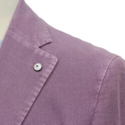 Lavender Garment-Washed Cotton-Ramie Unconstructed Sport Jacket - L.B.M. 1911 11 Lavender Garment-Washed Cotton-Ramie Unconstructed Sport Jacket - L.B.M. 1911 -ETON Store LBM 45317 02 6
