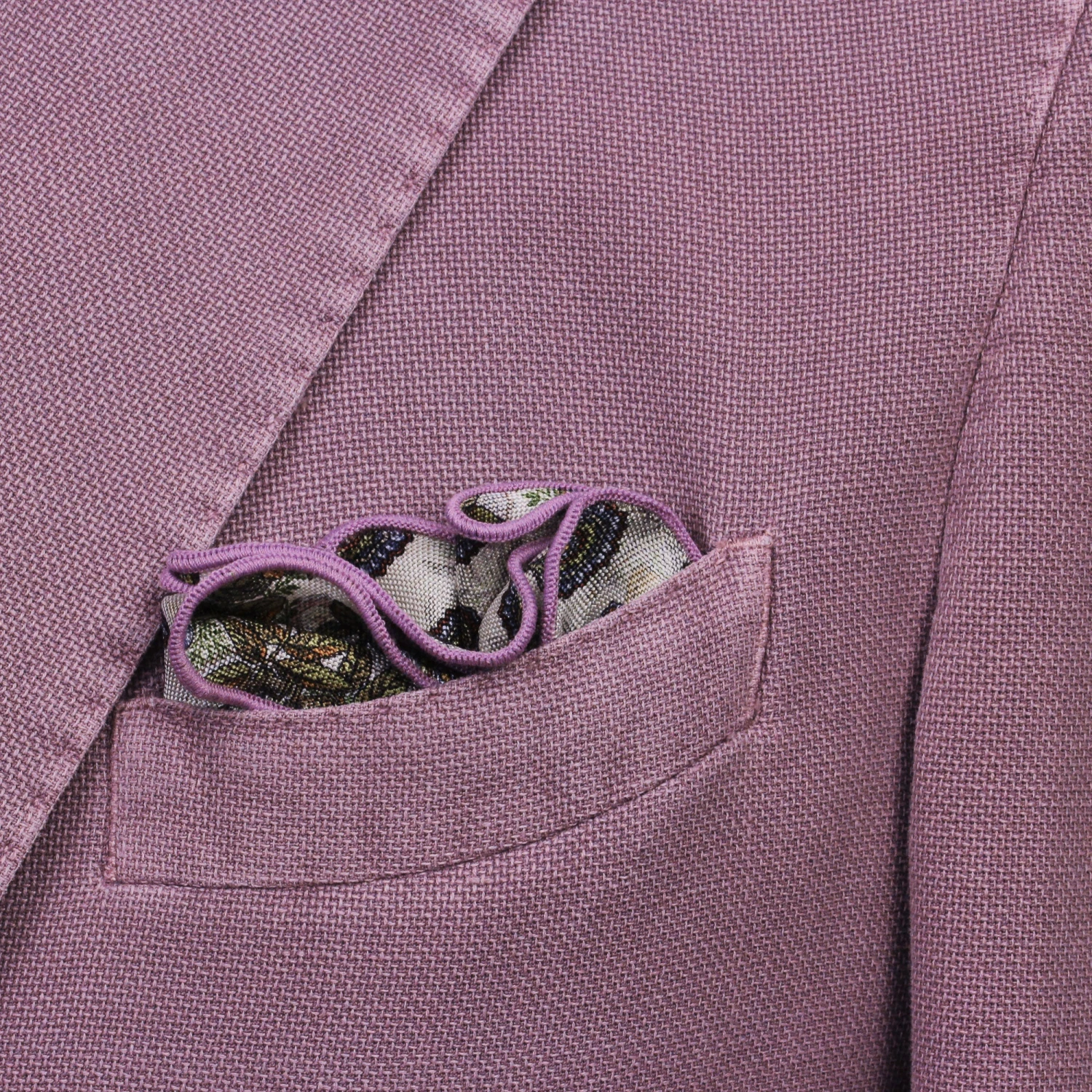 Lavender Garment-Washed Cotton-Ramie Unconstructed Sport Jacket - L.B.M. 1911 7 Lavender Garment-Washed Cotton-Ramie Unconstructed Sport Jacket - L.B.M. 1911 - Image 5