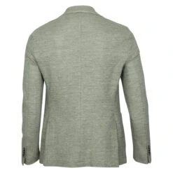 Pistachio Green Linen-Cotton Jersey Unconstructed Sport Jacket - L.B.M 1911 11 Pistachio Green Linen-Cotton Jersey Unconstructed Sport Jacket - L.B.M 1911 -ETON Store LBM Colbert groen gemeleerd e8f9c1d7 c9b2 45ea 813e 4ce30fc54c07