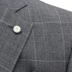 Grey Check Contemporary Fit Suit - Luigi Bianchi Mantova 13 Grey Check Contemporary Fit Suit - Luigi Bianchi Mantova -ETON Store LUIGI BIANCHI 23119 6