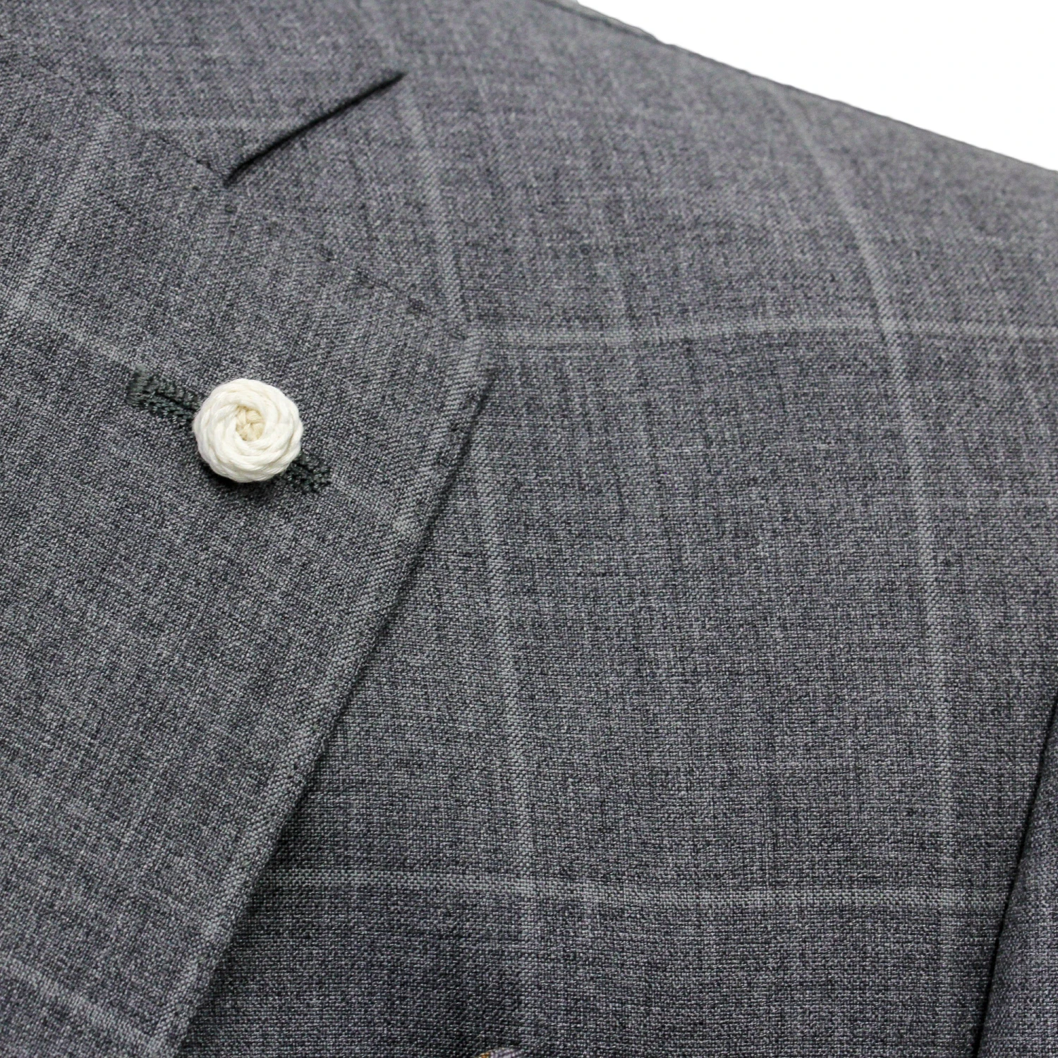 Grey Check Contemporary Fit Suit - Luigi Bianchi Mantova 8 Grey Check Contemporary Fit Suit - Luigi Bianchi Mantova - Image 6