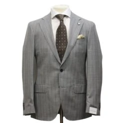 Gray Pin-Stripe Luigi Bianchi Mantova Suit