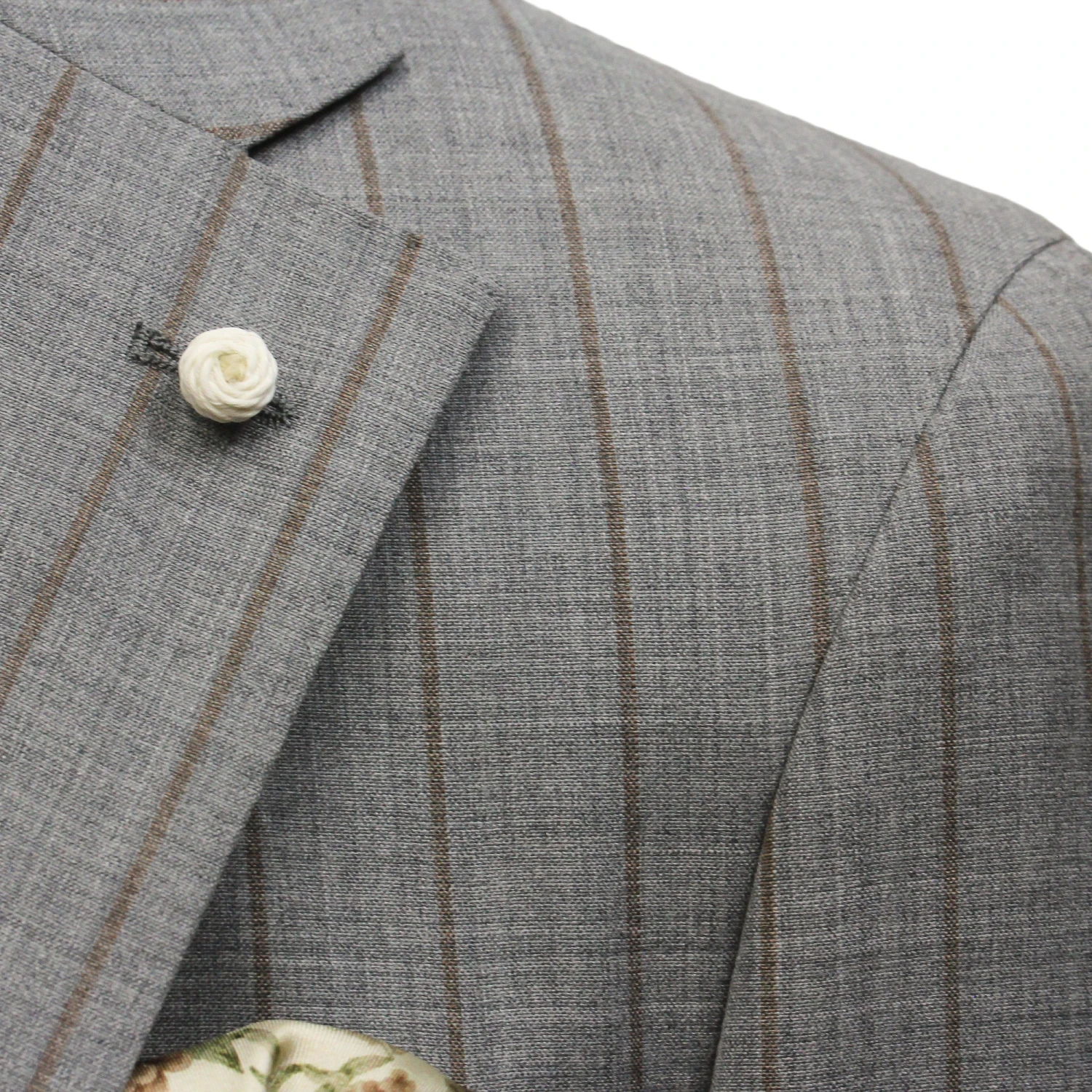 Gray Pin-Stripe Luigi Bianchi Mantova Suit 14 Gray Pin-Stripe Luigi Bianchi Mantova Suit - Image 12