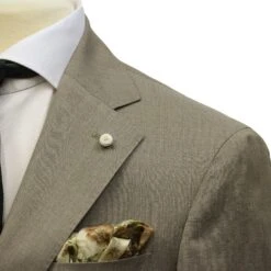 Beige Solid Dream Fit Vitale Barberis Super 110s Wool Suit - Luigi Bianchi 12 Beige Solid Dream Fit Vitale Barberis Super 110s Wool Suit - Luigi Bianchi -ETON Store LUIGI BIANCHI 34045 03 5 ebc62ac5 b18a 478f afff d1dac857008c