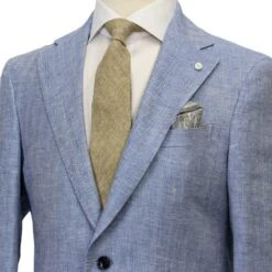 Azure Blue Linen Contemporary Fit Suit - Luigi Bianchi 15 Azure Blue Linen Contemporary Fit Suit - Luigi Bianchi -ETON Store LUIGI BIANCHI LINEN SUIT 6 6eb5f8a8 8297 4133 8eb8 6fb807b32823