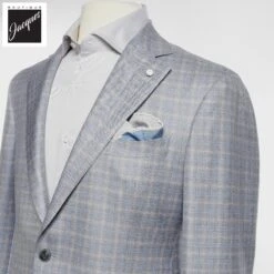 Blue Check Wool-Silk Dream Fit Sport Jacket - Luigi Bianchi 7 Blue Check Wool-Silk Dream Fit Sport Jacket - Luigi Bianchi -ETON Store LUIGIBIANCH52047 01 2