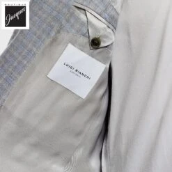 Blue Check Wool-Silk Dream Fit Sport Jacket - Luigi Bianchi 9 Blue Check Wool-Silk Dream Fit Sport Jacket - Luigi Bianchi -ETON Store LUIGIBIANCH52047 01 4