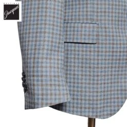 Light Blue Check Dream Fit Sport Jacket - Luigi Bianchi 8 Light Blue Check Dream Fit Sport Jacket - Luigi Bianchi -ETON Store LUIGIBIANCHI52048 01 3