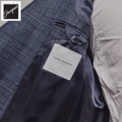 Blue Check Wool-Silk Di Delfino Dream Fit Sport Jacket - Luigi Bianchi 9 Blue Check Wool-Silk Di Delfino Dream Fit Sport Jacket - Luigi Bianchi -ETON Store LUIGIBIANCHI52080 01 4