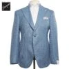 Light Blue Wool-Linen-Silk Dream Fit Sport Jacket - Luigi Bianchi 1 Light Blue Wool-Linen-Silk Dream Fit Sport Jacket - Luigi Bianchi -ETON Store LUIGIBIANCHI52092 1 1
