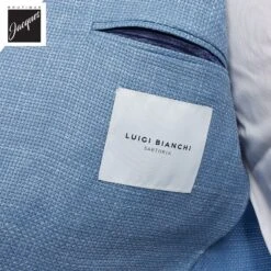 Light Blue Wool-Linen-Silk Dream Fit Sport Jacket - Luigi Bianchi 11 Light Blue Wool-Linen-Silk Dream Fit Sport Jacket - Luigi Bianchi -ETON Store LUIGIBIANCHI52092 1 5