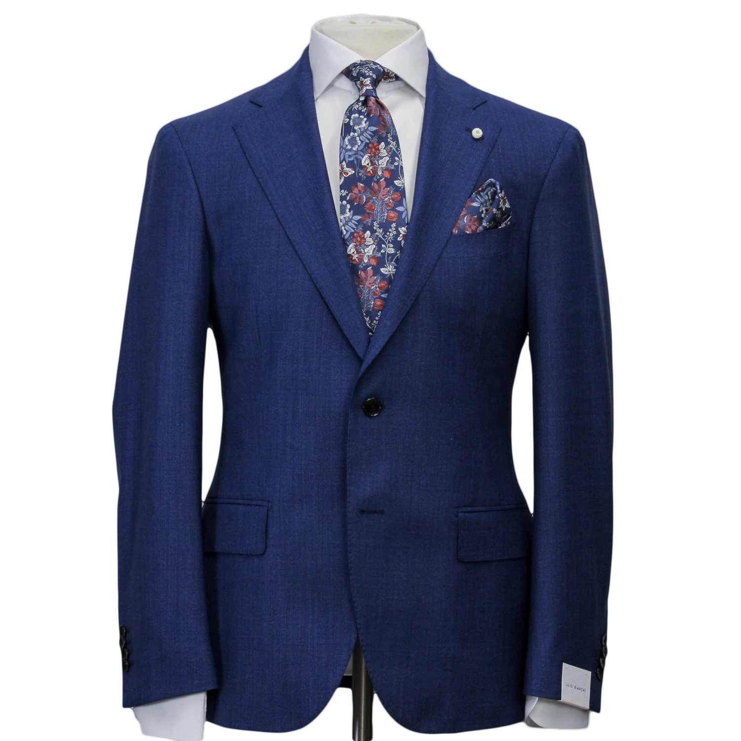 Blue Neat Loro Piana Mooving Luigi Bianchi Mantova Suit 3 Blue Neat Loro Piana Mooving Luigi Bianchi Mantova Suit