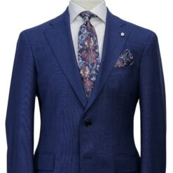 Blue Neat Loro Piana Mooving Luigi Bianchi Mantova Suit 10 Blue Neat Loro Piana Mooving Luigi Bianchi Mantova Suit -ETON Store Luigi Bianchi Dream 2