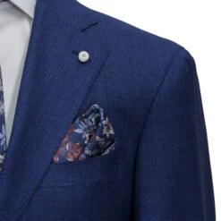 Blue Neat Loro Piana Mooving Luigi Bianchi Mantova Suit 14 Blue Neat Loro Piana Mooving Luigi Bianchi Mantova Suit -ETON Store Luigi Bianchi Dream 6