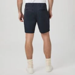 Navy Deep Anchor Rickson Slim Fit Trouser Shorts - PAIGE 10 Navy Deep Anchor Rickson Slim Fit Trouser Shorts - PAIGE -ETON Store M205374 6781 04