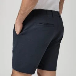 Navy Deep Anchor Rickson Slim Fit Trouser Shorts - PAIGE 11 Navy Deep Anchor Rickson Slim Fit Trouser Shorts - PAIGE -ETON Store M205374 6781 05