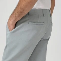 Light Gray Moon Shadow Rickson Slim Fit Trouser Shorts - PAIGE 11 Light Gray Moon Shadow Rickson Slim Fit Trouser Shorts - PAIGE -ETON Store M205374 C157 05 1