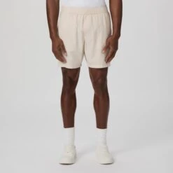 Atlantic Fog (Beige) Cotton-Stretch Seersucker Teague Shorts - PAIGE 8 Atlantic Fog (Beige) Cotton-Stretch Seersucker Teague Shorts - PAIGE -ETON Store M289O97 C180 02 278c7270 a4e4 4212 b26e 3c823f7baed4