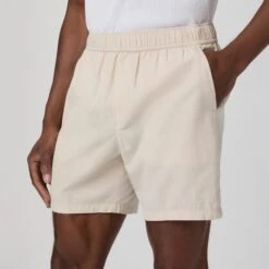 Atlantic Fog (Beige) Cotton-Stretch Seersucker Teague Shorts - PAIGE 11 Atlantic Fog (Beige) Cotton-Stretch Seersucker Teague Shorts - PAIGE -ETON Store M289O97 C180 05 4f61d515 135a 495d ab85 9f71d1c9c19e
