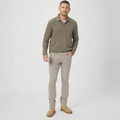 Lennox - Silver Pearl - Slim Fit Five Pocket Jean - PAIGE 9 Lennox - Silver Pearl - Slim Fit Five Pocket Jean - PAIGE -ETON Store M653799 B204 01 1