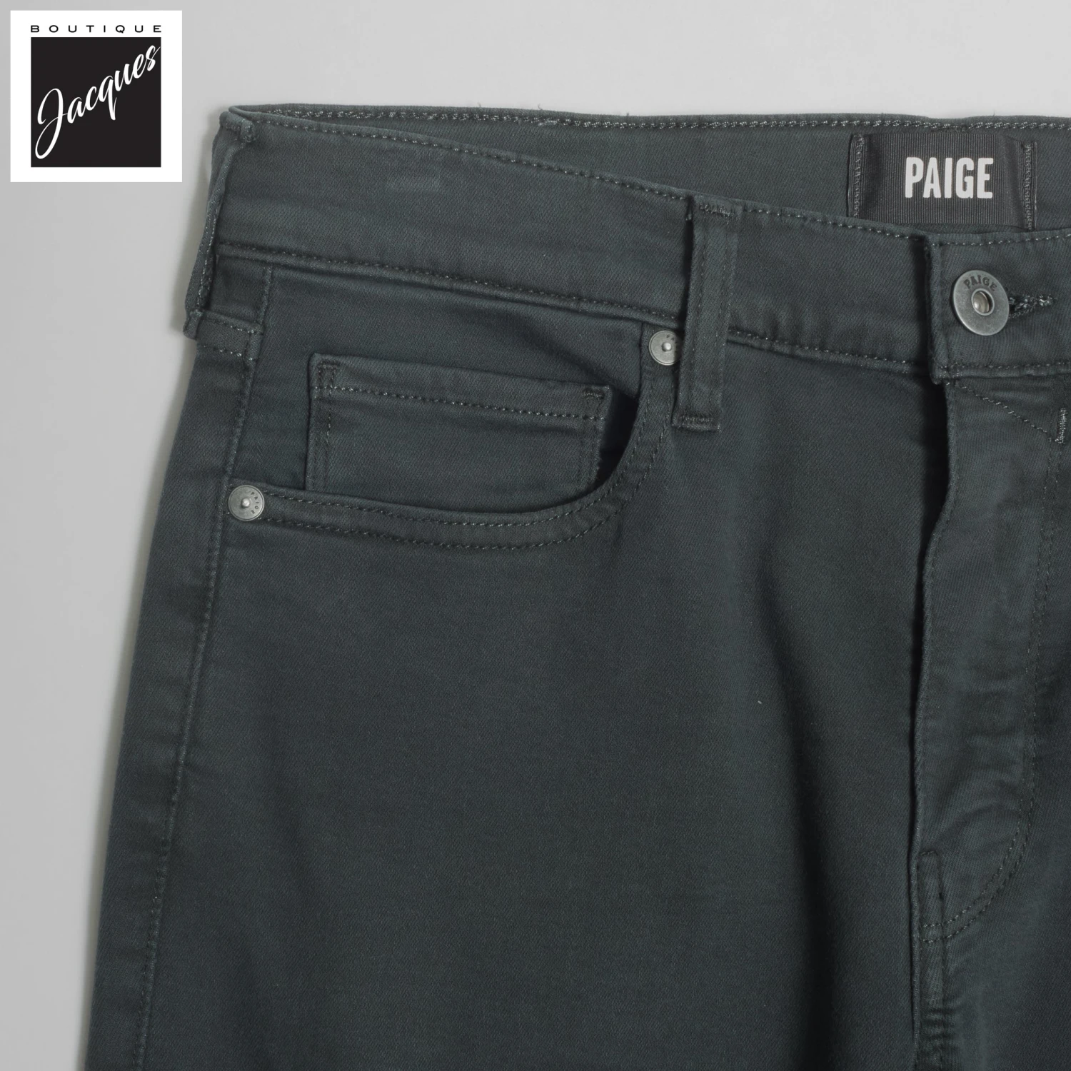 Lennox - Vintage Midnight Thistle - Slim Fit Transcend Jeans - PAIGE 5 Lennox - Vintage Midnight Thistle - Slim Fit Transcend Jeans - PAIGE - Image 3