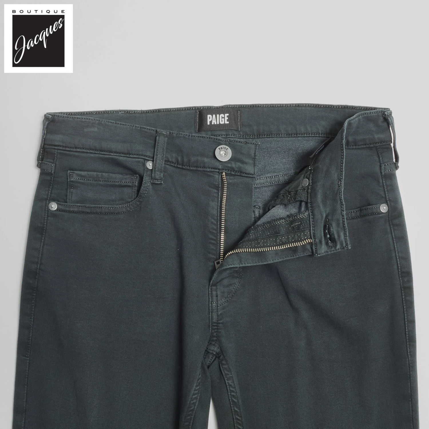 Lennox - Vintage Midnight Thistle - Slim Fit Transcend Jeans - PAIGE 4 Lennox - Vintage Midnight Thistle - Slim Fit Transcend Jeans - PAIGE - Image 2