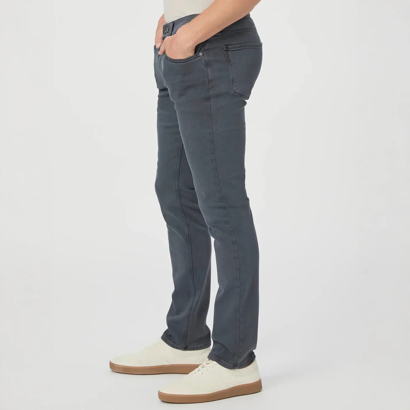 Lennox - Vintage Onyx Blue - Slim Fit Five Pocket Jean - PAIGE 5 Lennox - Vintage Onyx Blue - Slim Fit Five Pocket Jean - PAIGE - Image 3